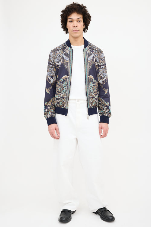 Versace Reversible Printed Bomber Jacket