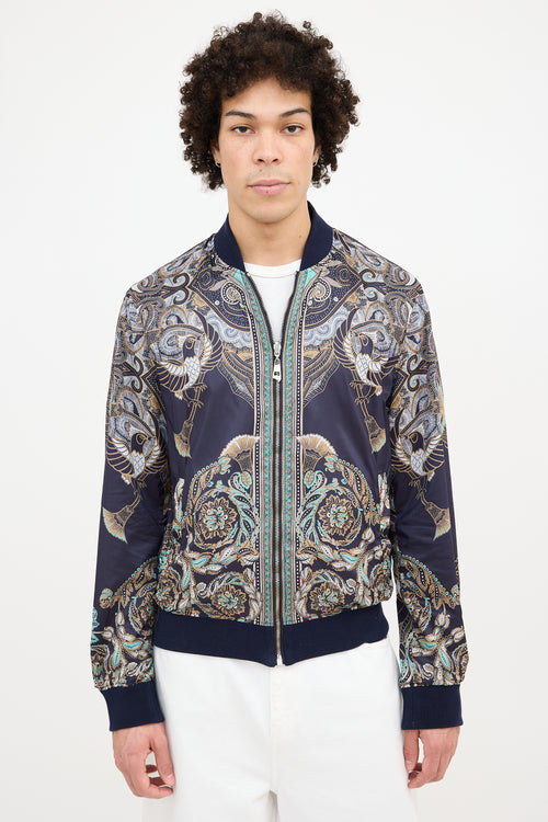 Versace Reversible Printed Bomber Jacket