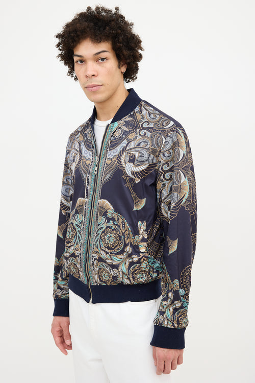 Versace Reversible Printed Bomber Jacket