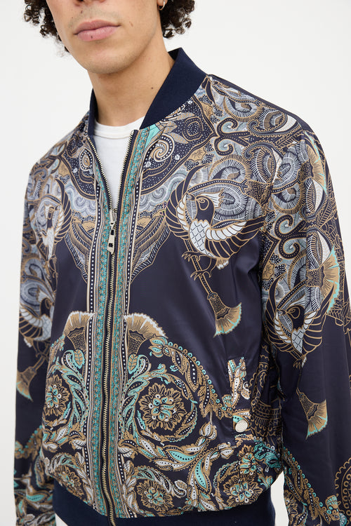 Versace Reversible Printed Bomber Jacket