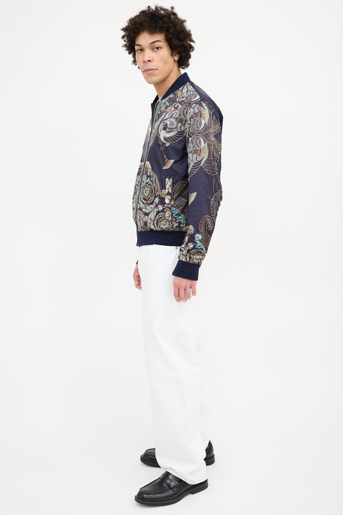 Versace Reversible Printed Bomber Jacket