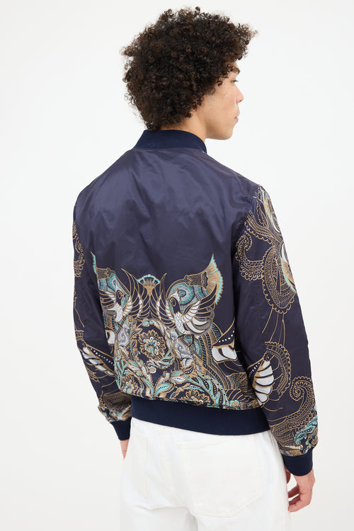 Versace Reversible Printed Bomber Jacket