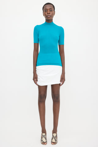 Versace Ribbed Knit Top