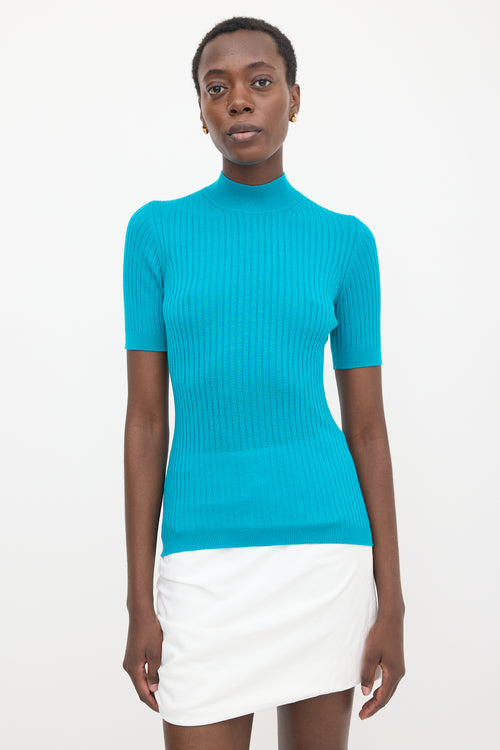 Versace Ribbed Knit Top