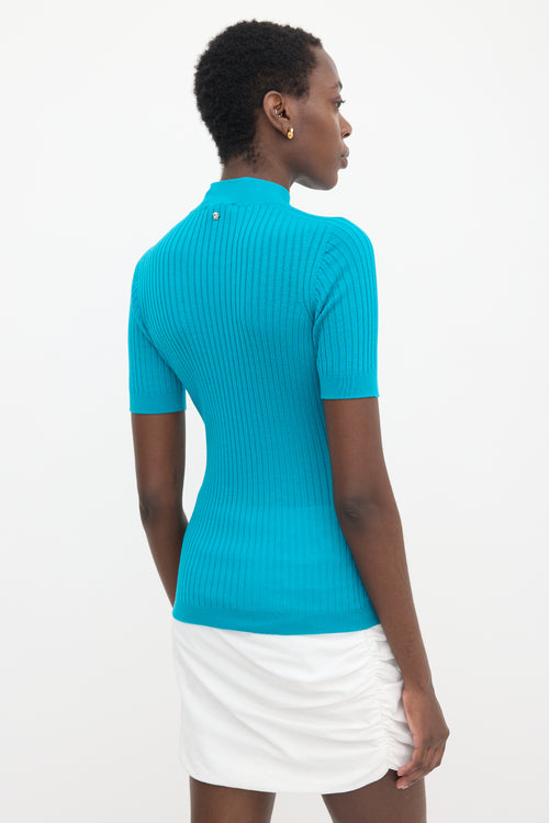 Versace Ribbed Knit Top