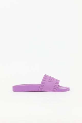 Versace Rubber Logo Slide