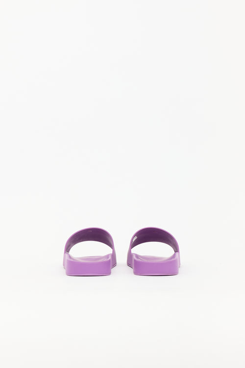 Versace Rubber Logo Slide