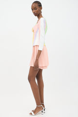 Versace SS 1992 Pastel Bustier Top