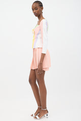 Versace SS 1992 Pleated Mini Skirt