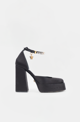 Versace Satin Aevitas Platform Sandal