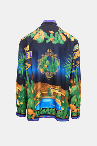 Versace Silk Palm Springs Shirt
