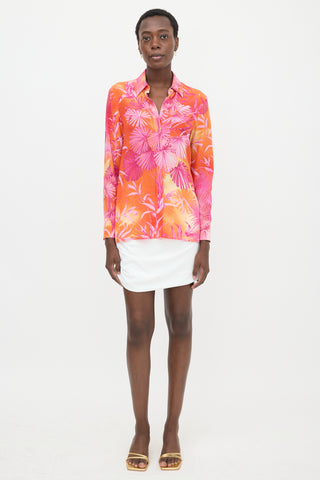 Versace Silk Printed Shirt