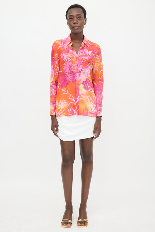Versace Silk Printed Shirt