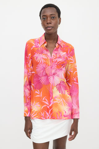 Versace Silk Printed Shirt