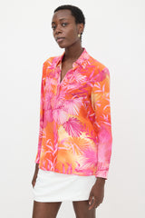 Versace Silk Printed Shirt