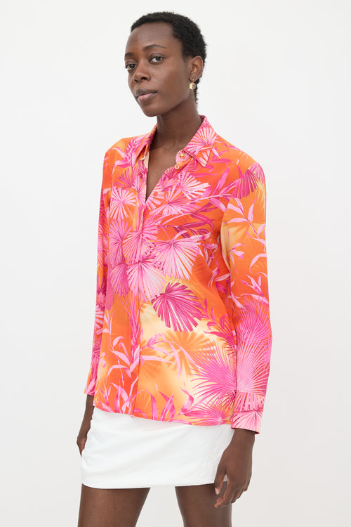 Versace Silk Printed Shirt