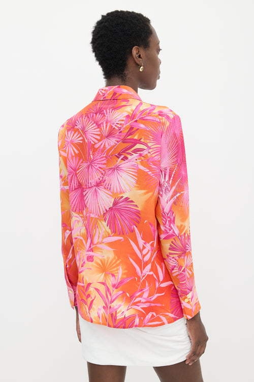 Versace Silk Printed Shirt