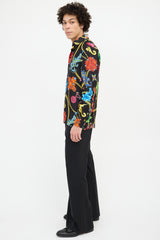 Versace Spring 2019 Silk Jewelry Shirt