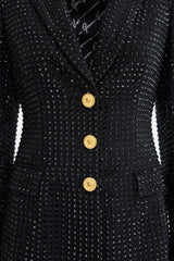 Versace Crystal Embellished Blazer