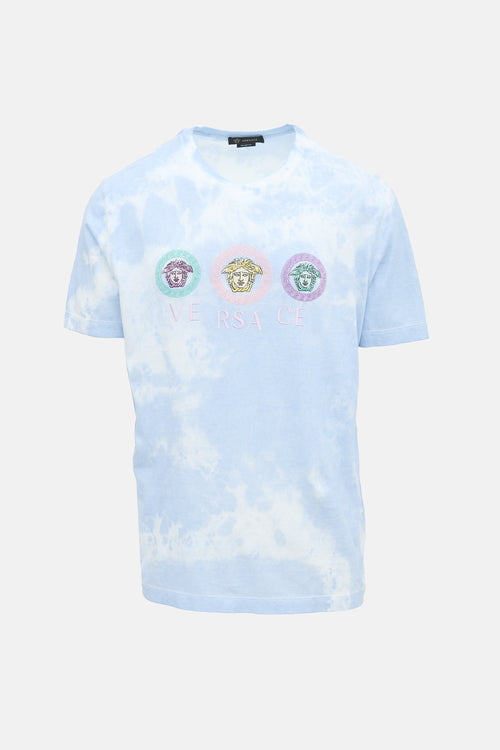 Versace Tie Dye Logo T-Shirt