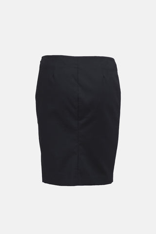 Versace Versus Medusa Pin Pencil Skirt