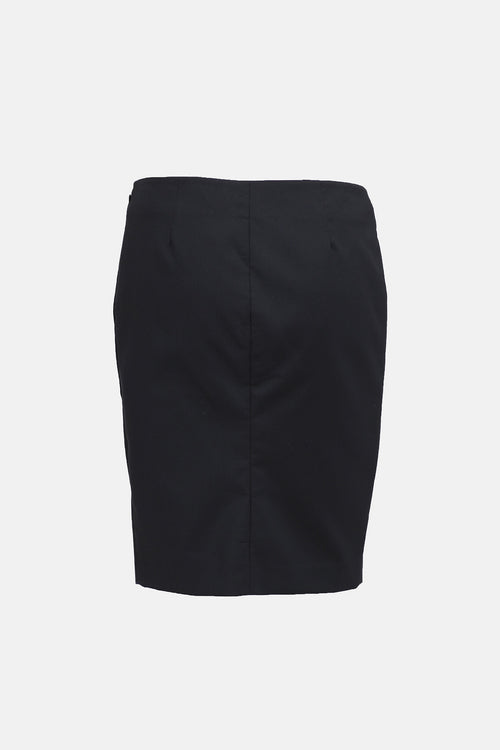 Versace Versus Medusa Pin Pencil Skirt