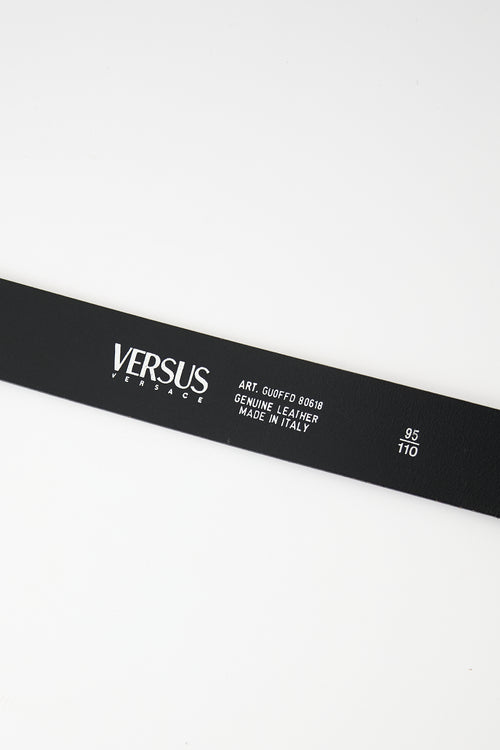 Versace Versus Leather Buckle Belt