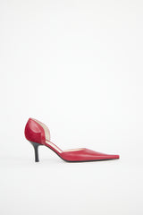 Versace Vintage Leather D'Orsay Pump