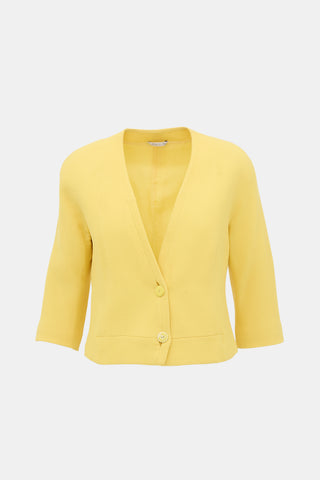 Versace Vintage Corded Crepe Jacket