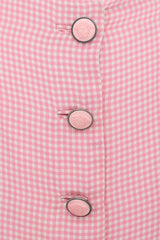 Versace 1995 Silk Gingham Suit