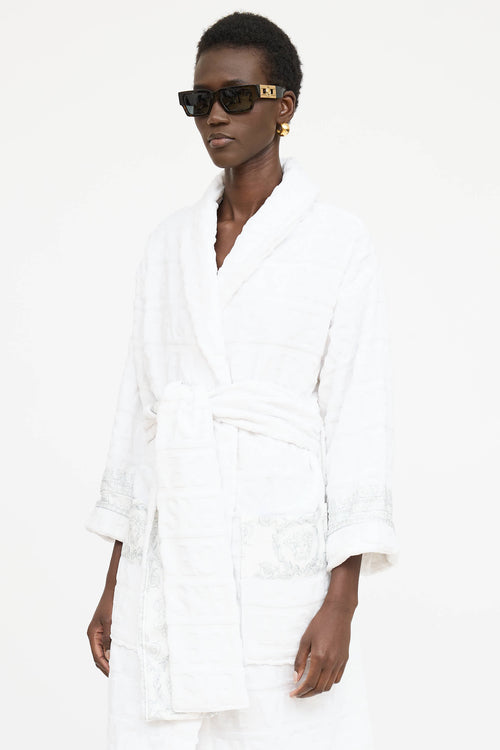 Versace Terry Logo Robe