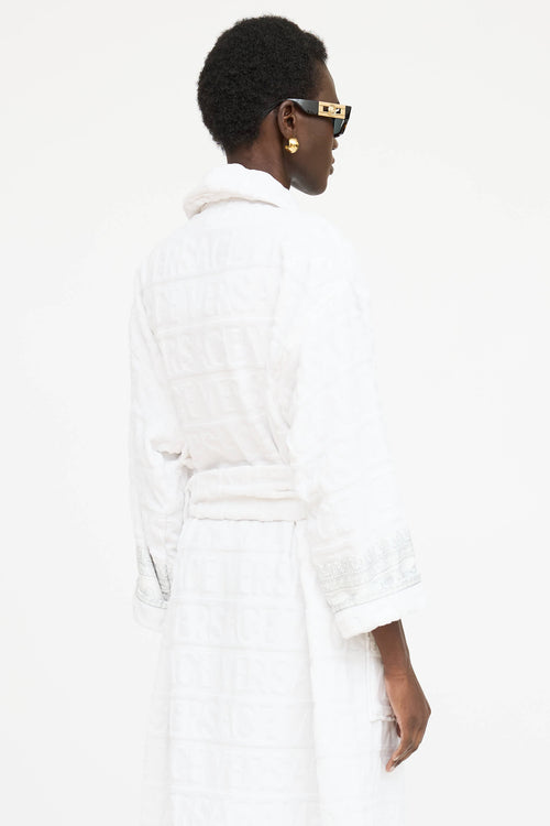 Versace Terry Logo Robe