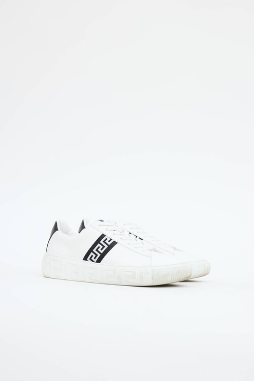 Versace Leather Greca Sneaker