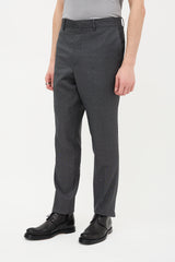 Versace Wool Patterned Suit