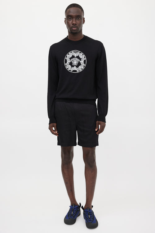 Versace Wool Medusa Sweater