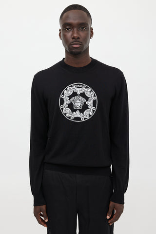 Versace Wool Medusa Sweater