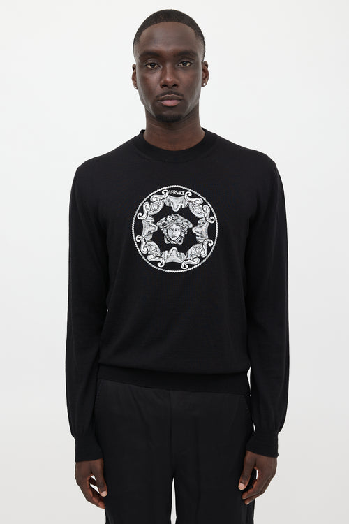 Versace Wool Medusa Sweater