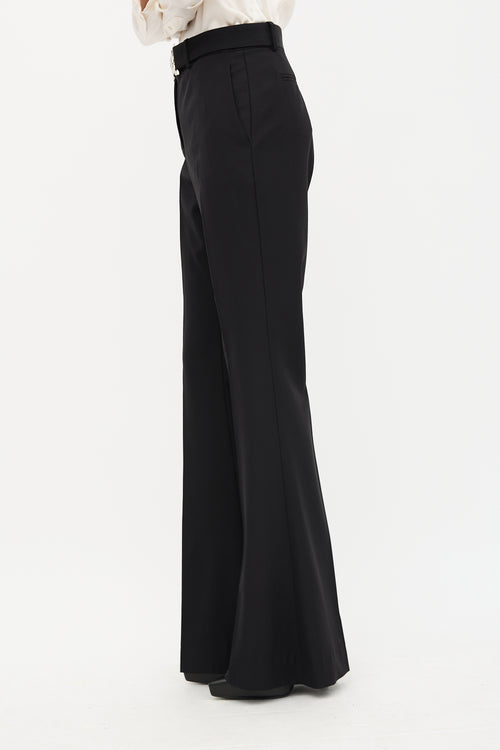 Versace Wool Medusa Buckle Trouser