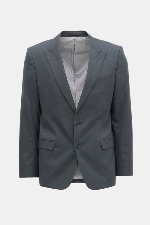 Versace Wool Peak Collar Blazer