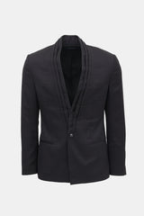 Versace Wool Pleated Blazer