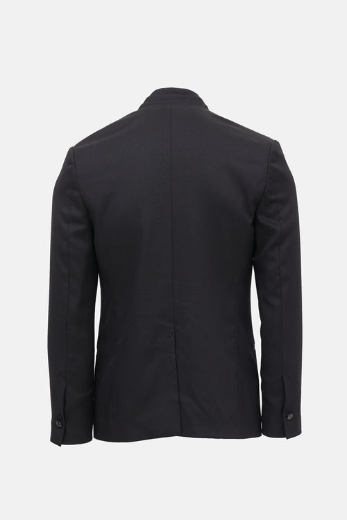 Versace Wool Pleated Blazer
