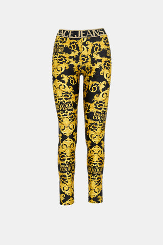 Versace Barocco Logo Legging