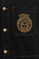 Versace Denim Logo Chore Jacket