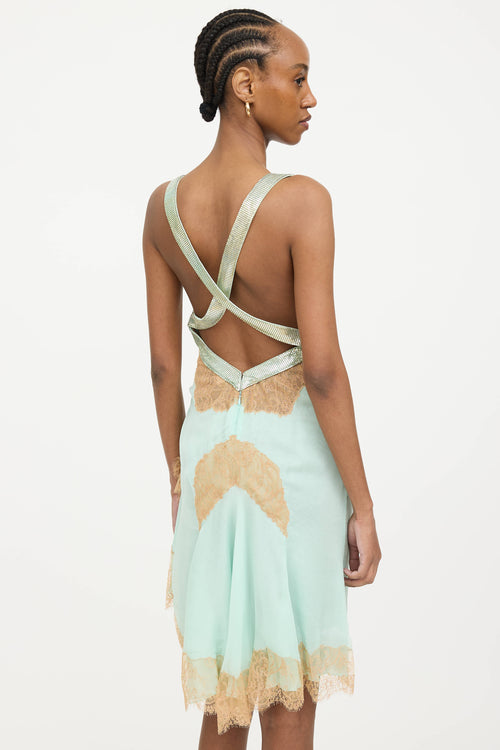 Versace 2006 Silk Lace Dress