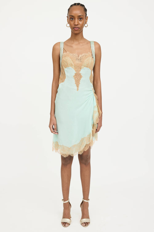 Versace 2004 Silk Lace Dress