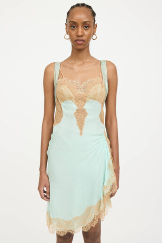 Versace 2003 Silk Lace Dress