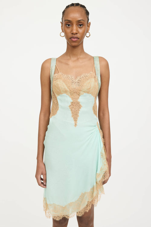 Versace 2003 Silk Lace Dress