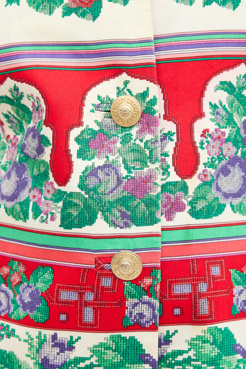 Versace Vintage Floral Co-Ord Set