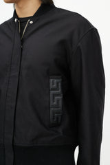 Versus Black Greca Bomber Jacket