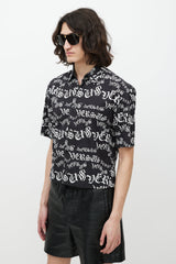 Versus Black & White Logo Shirt